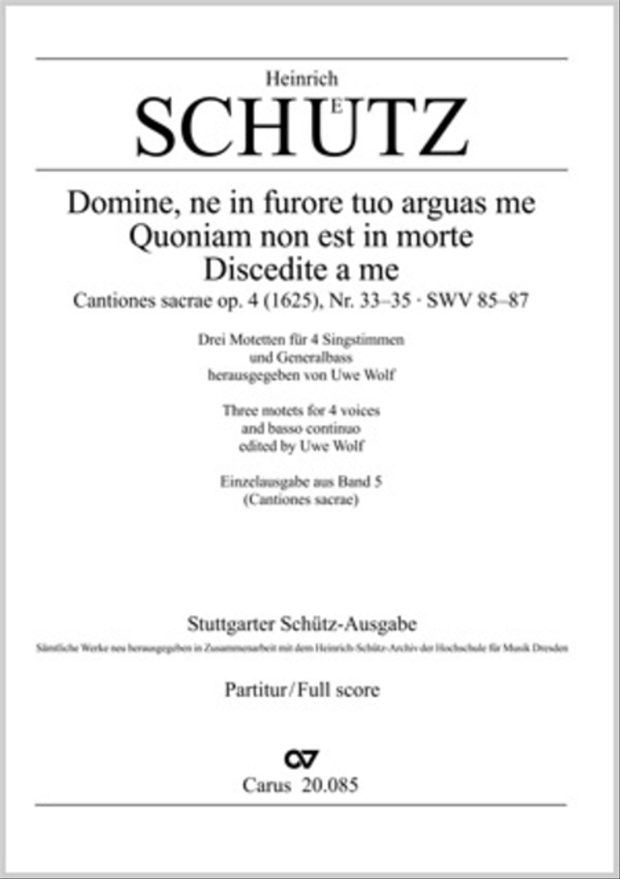 Domine, ne in furore tuo arguas me Score scores gallery preview page 1