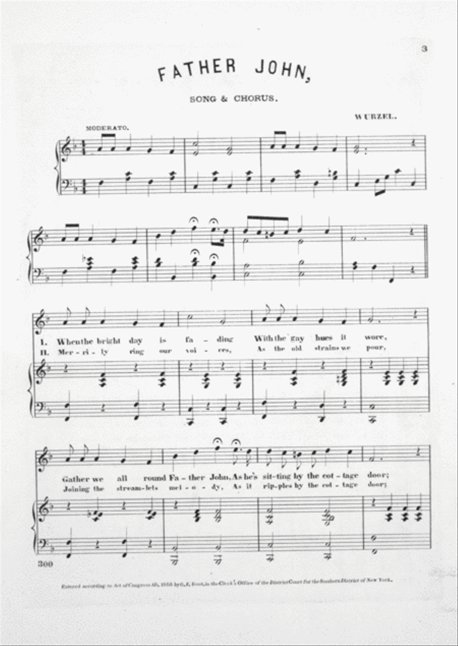 Father John. Song & Chorus Choir scores gallery preview page 2
