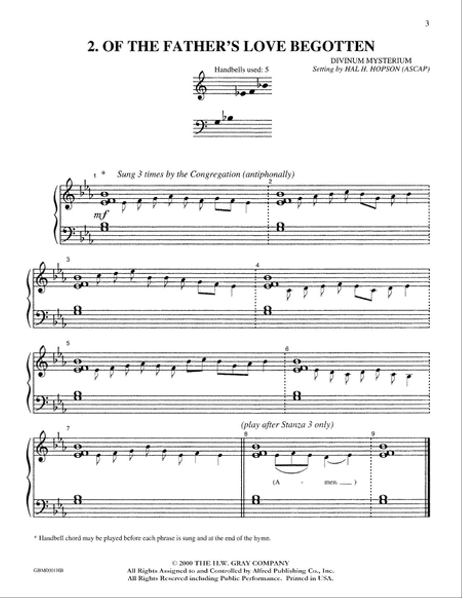 A Festival of Hymns: The Writers Tell Their Stories Choir scores gallery preview page 3