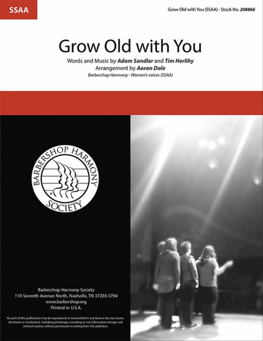 Grow Old With You SSAA scores gallery preview page 1