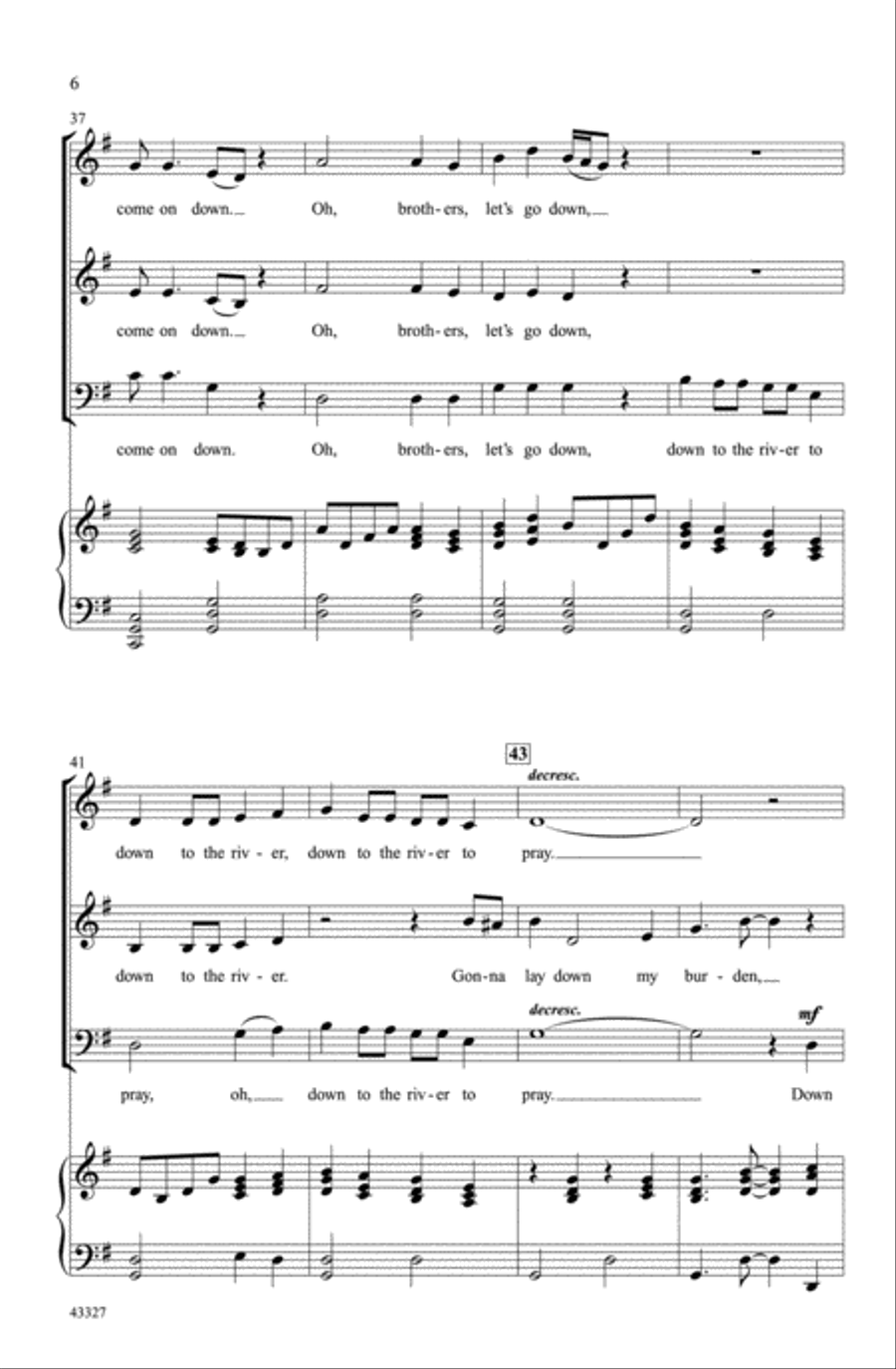 The River The River Choir scores gallery preview page 5