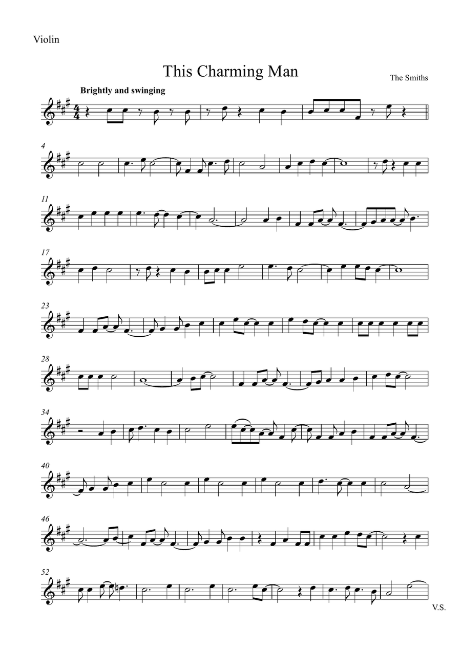 This Charming Man String Trio scores gallery preview page 6