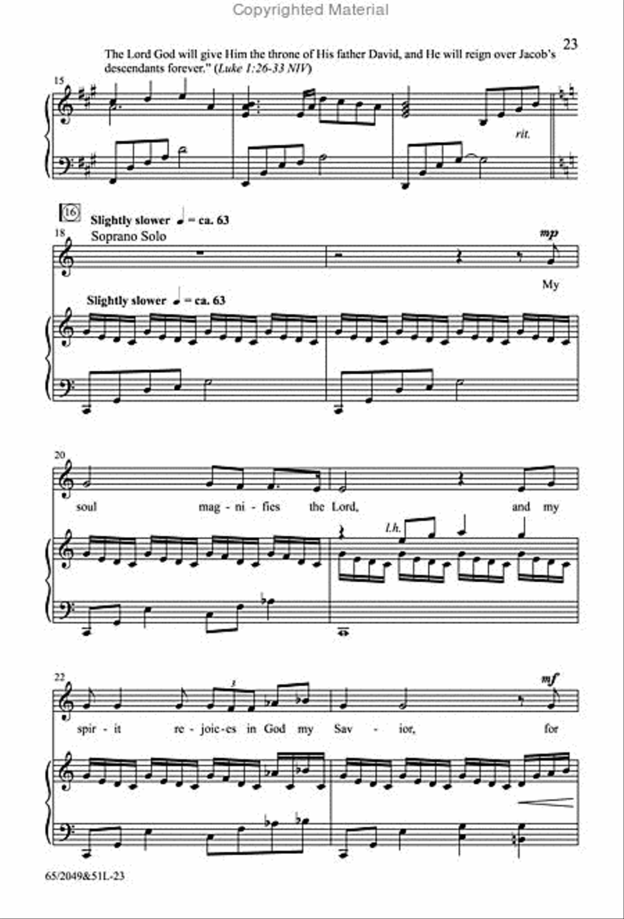 What Sweeter Music - SATB Score with Performance CD 4-Part scores gallery preview page 8