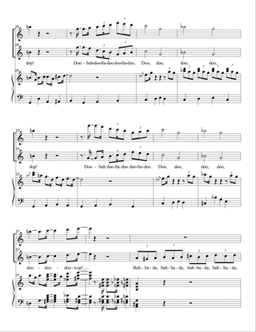 Rondo for Three - for Two Flutes and Piano and/or Flute, Soprano Voice and Piano Small Ensemble scores gallery preview page 5