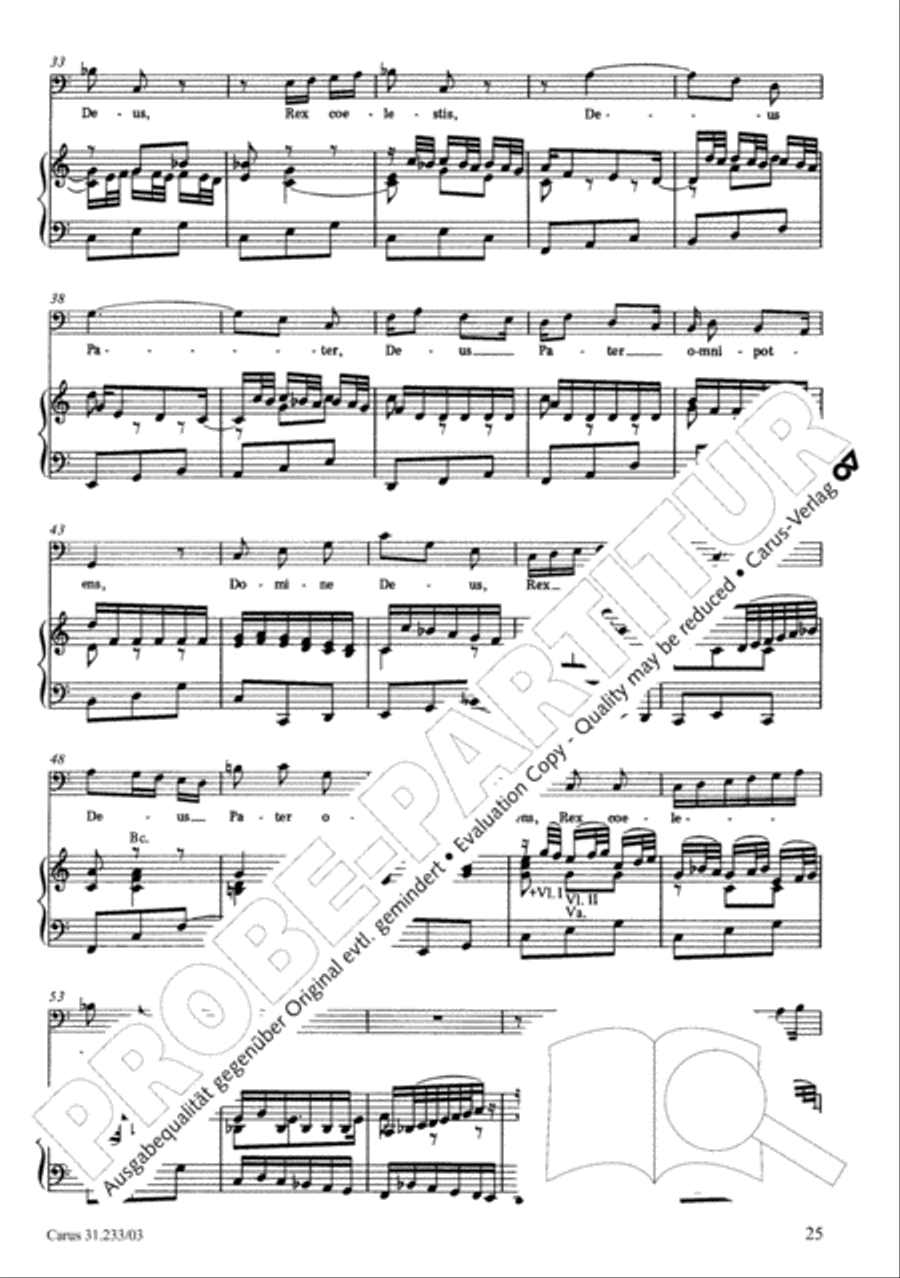 Mass in F major 4-Part scores gallery preview page 29