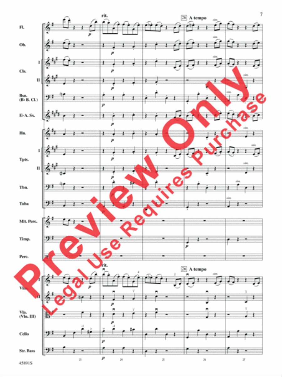 Dance of the Hours Full Orchestra scores gallery preview page 7