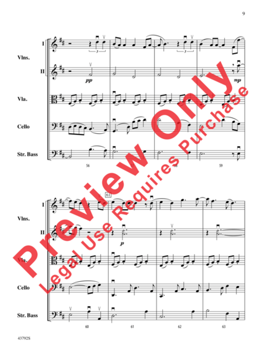 I Don't Want to Miss a Thing String Orchestra scores gallery preview page 28