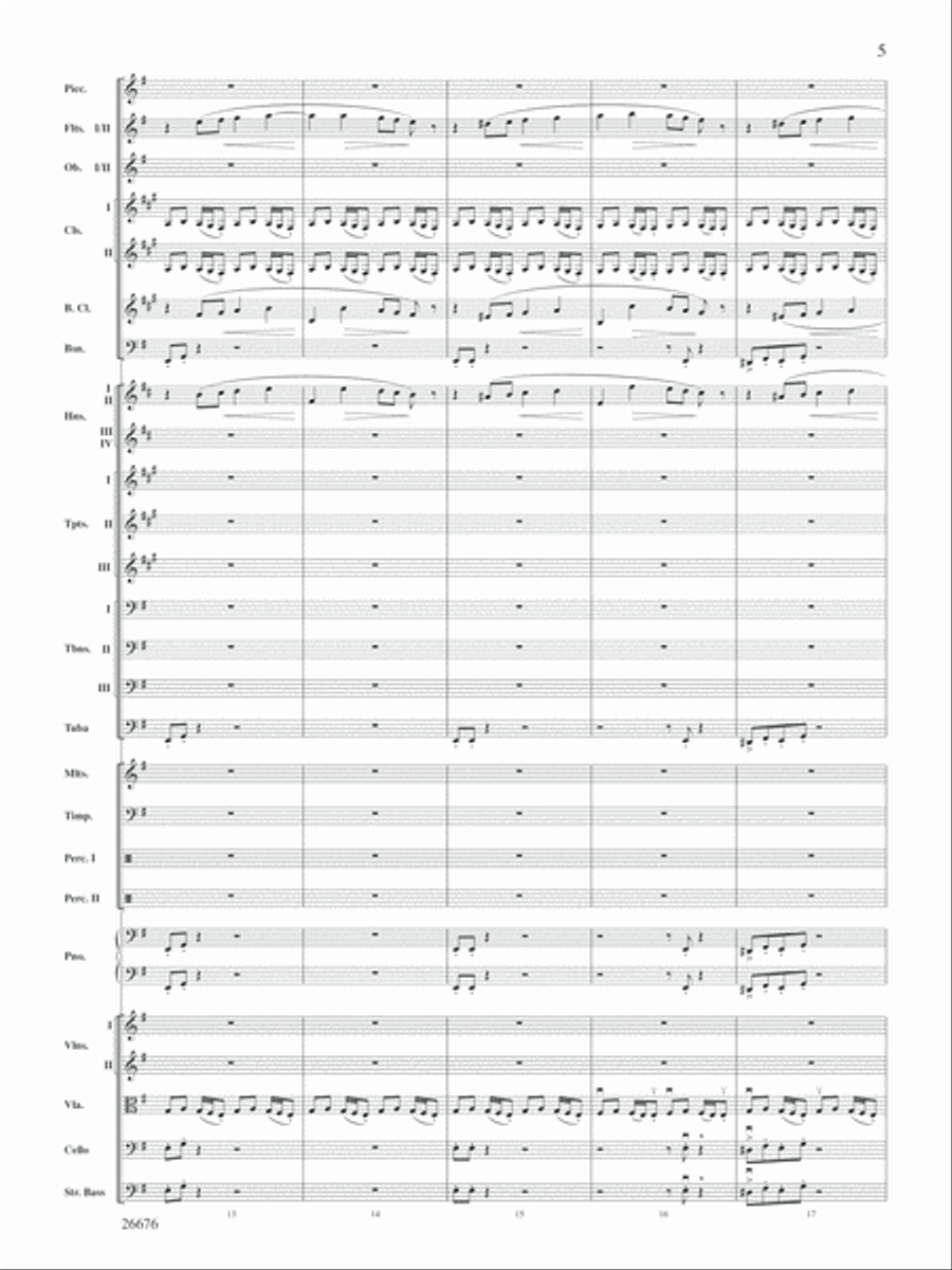 Suite from the Star Wars Epic -- Part I: Score Full Orchestra scores gallery preview page 5