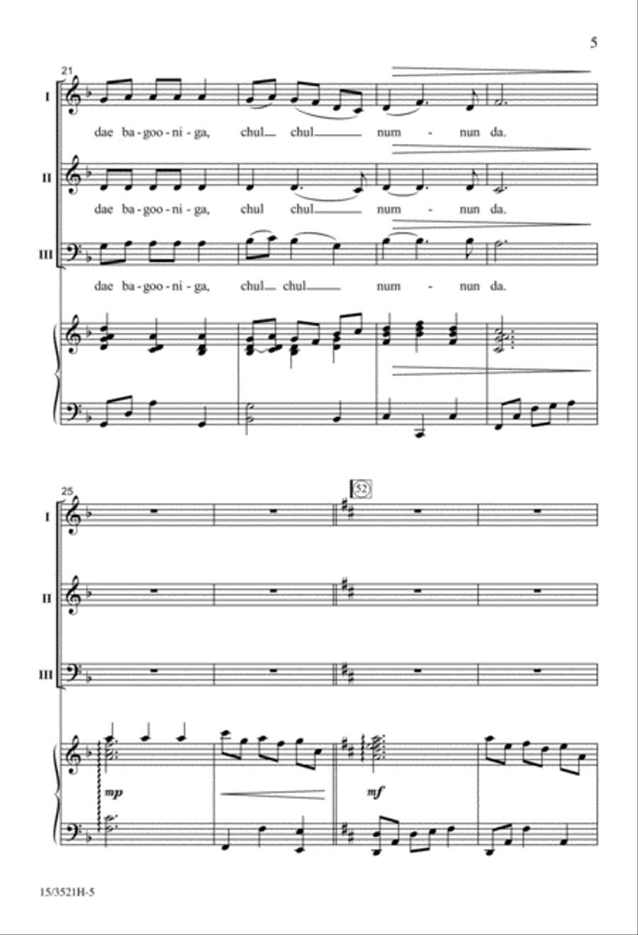 Doraji 3-Part scores gallery preview page 4
