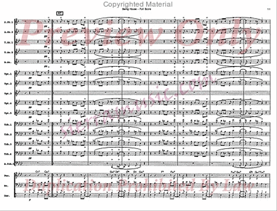 Swing House Swing House Jazz Ensemble scores gallery preview page 12