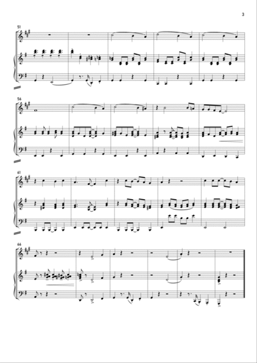 Heat Miser B-Flat Trumpet scores gallery preview page 3