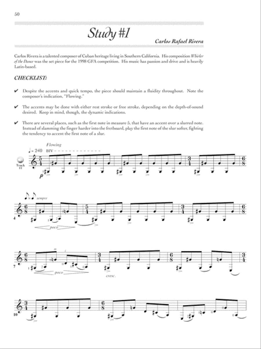 Pumping Nylon -- Intermediate to Advanced Repertoire Acoustic Guitar scores gallery preview page 4