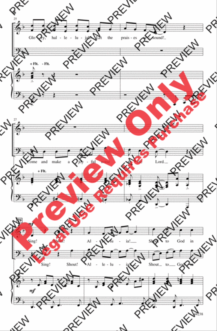 Sing! Shout! Alleluia! Sing! Shout! Alleluia! 4-Part scores gallery preview page 6