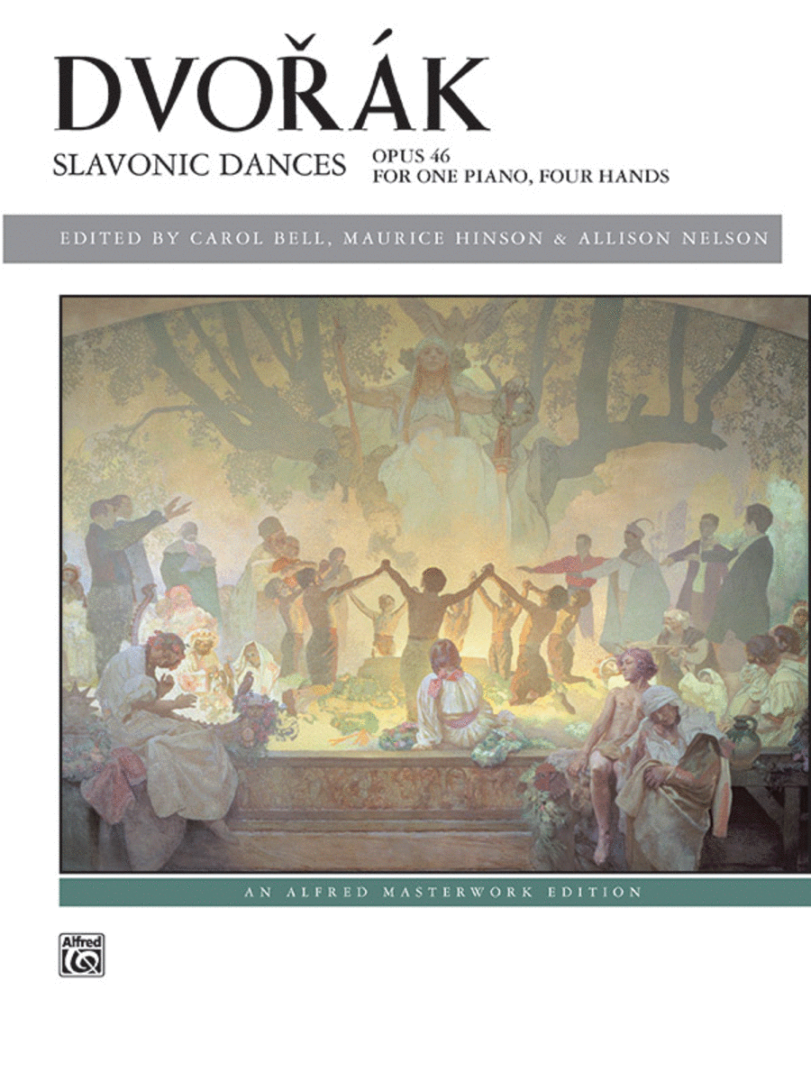 Dvorák -- Slavonic Dances, Op. 46 Small Ensemble scores gallery preview page 1