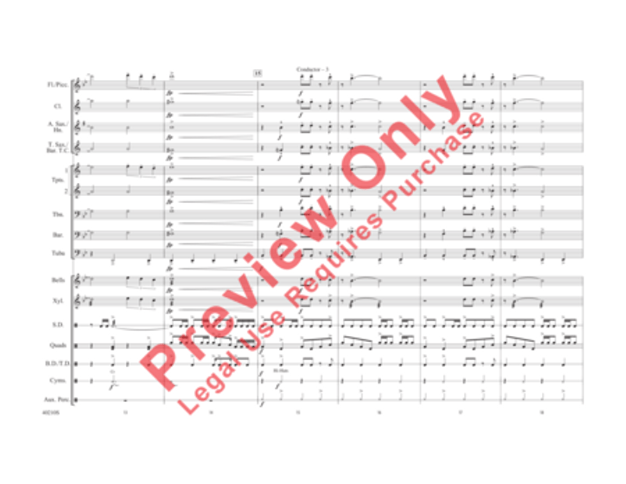 Make Me Smile Make Me Smile Marching Band scores gallery preview page 4