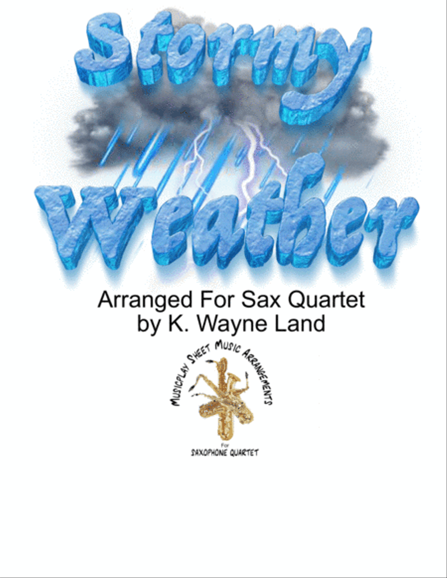 Stormy Weather Saxophone Quartet scores gallery preview page 1