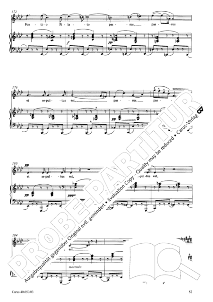 Petite Messe solennelle Petite Messe solennelle 4-Part scores gallery preview page 84