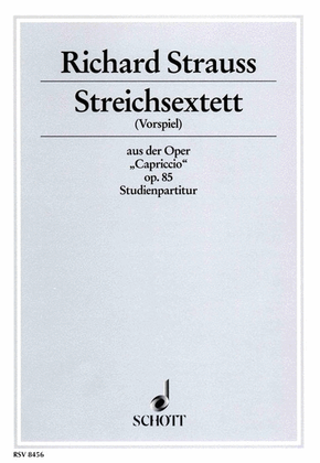 Book cover for String Sextet (Capriccio) Op. 85