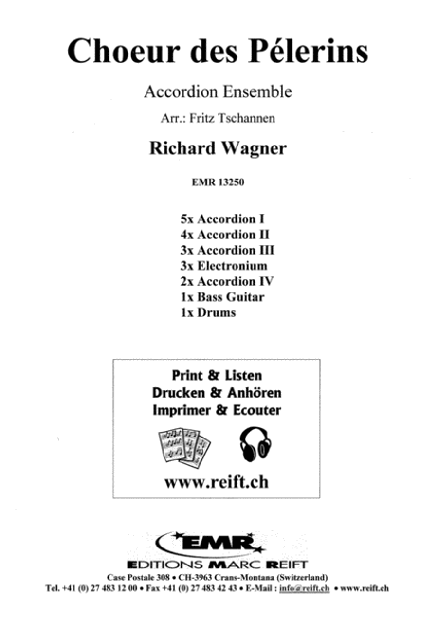 Choeur des Pelerins Accordion scores gallery preview page 2