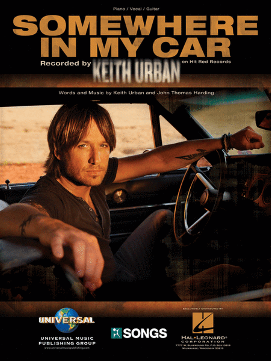 Somewhere in My Car Piano, Vocal, Guitar scores gallery preview page 1