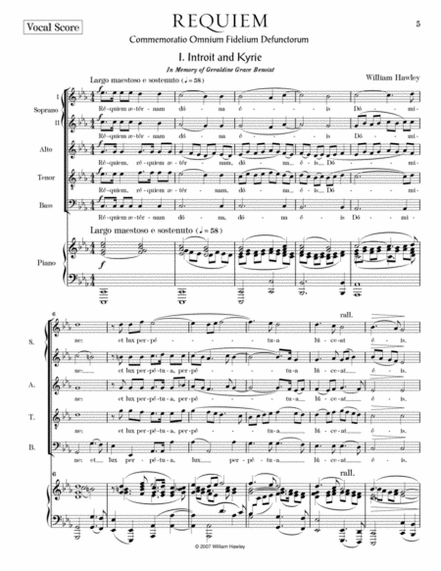 Requiem (Vocal Score) image number null