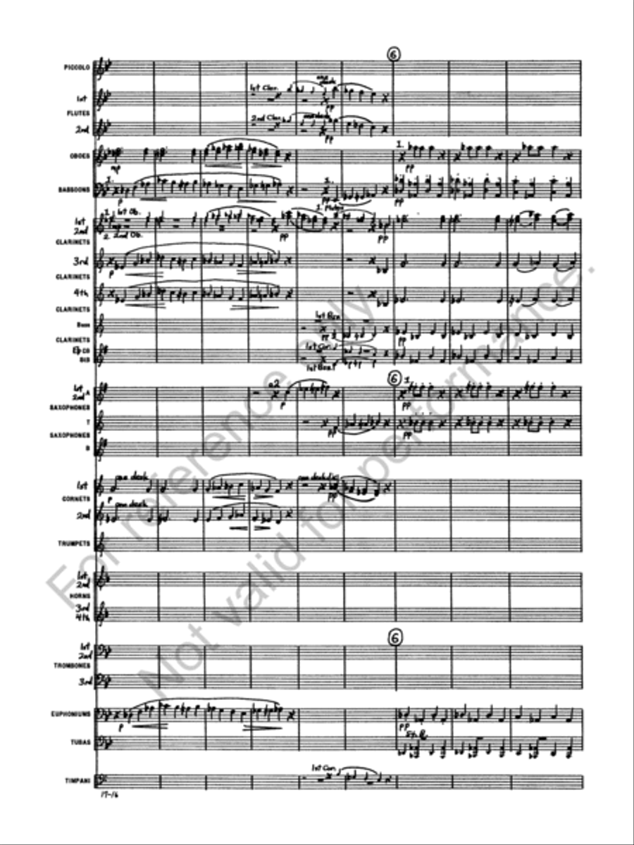 Marche Militaire Francaise Concert Band scores gallery preview page 18