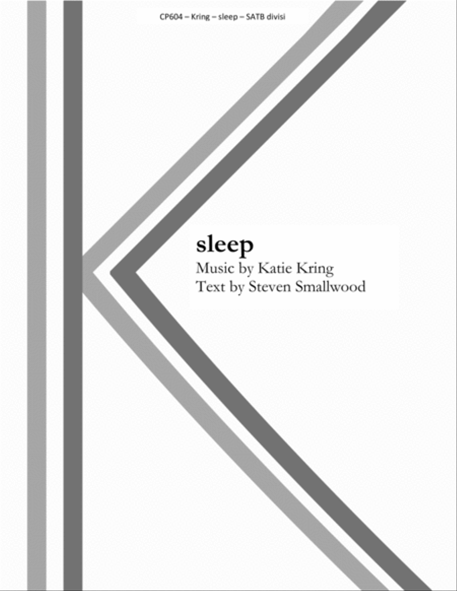 sleep - SATB divisi Divisi scores gallery preview page 1