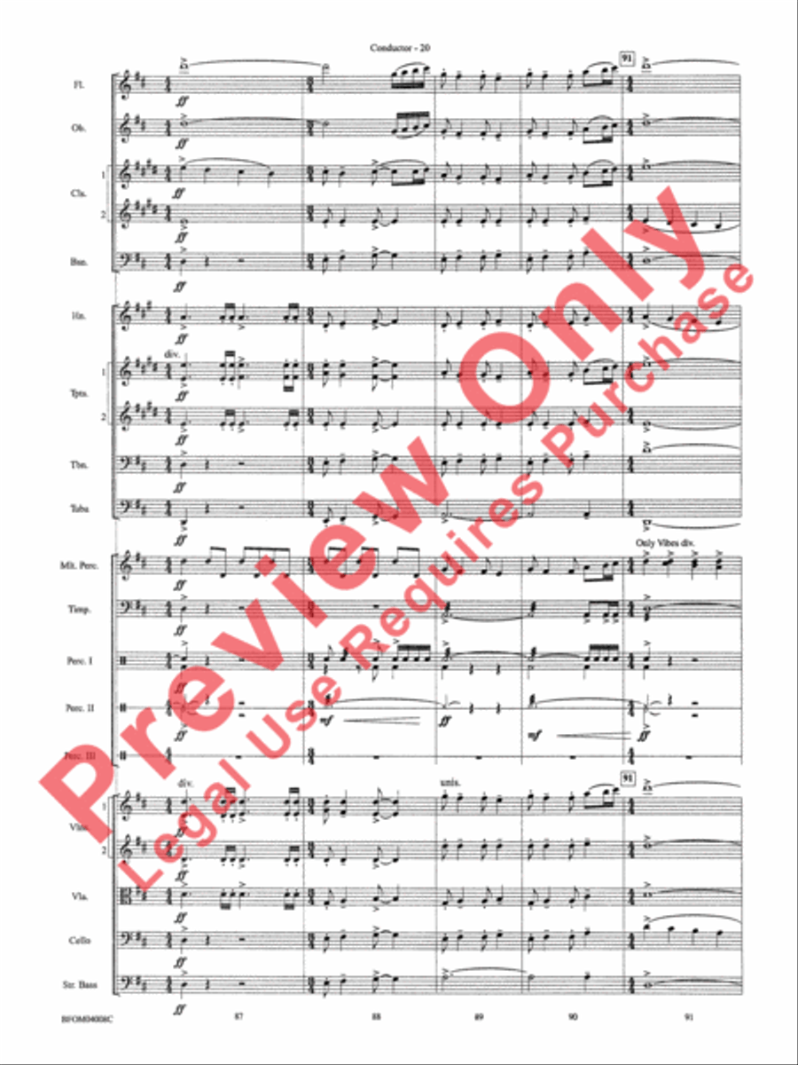 Bellingrath Gardens Full Orchestra scores gallery preview page 23