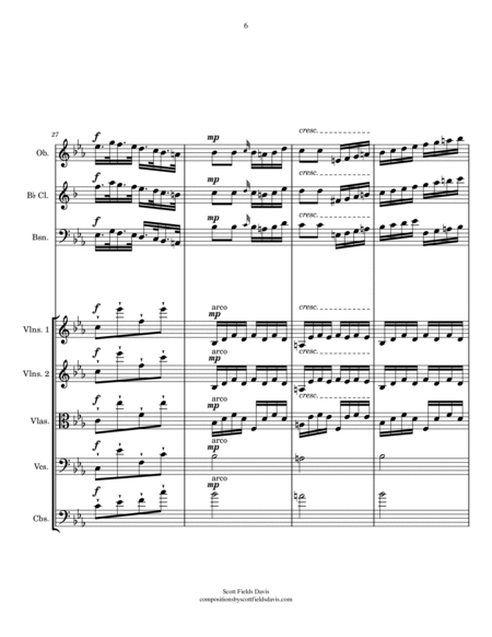 John Field, Sonata I (Movement II) arranged for orchestra by Scott Fields Davis image number null
