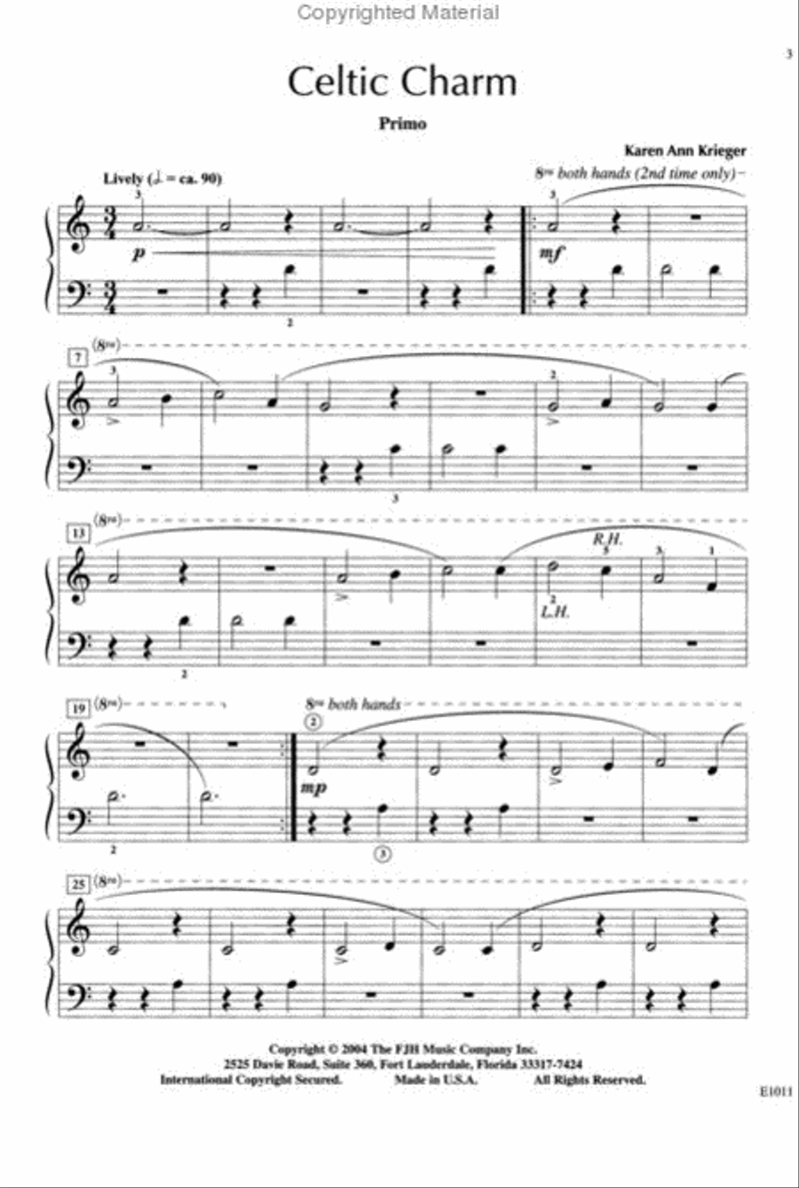 Celtic Charm Piano Method scores gallery preview page 2