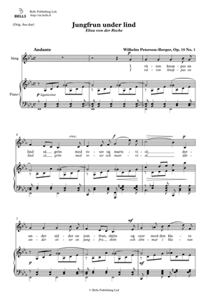 Book cover for Jungfrun under lind, Op. 10 No. 1 (E-flat Major)