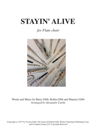 Book cover for Stayin' Alive from the Motion Picture SATURDAY NIGHT FEVER