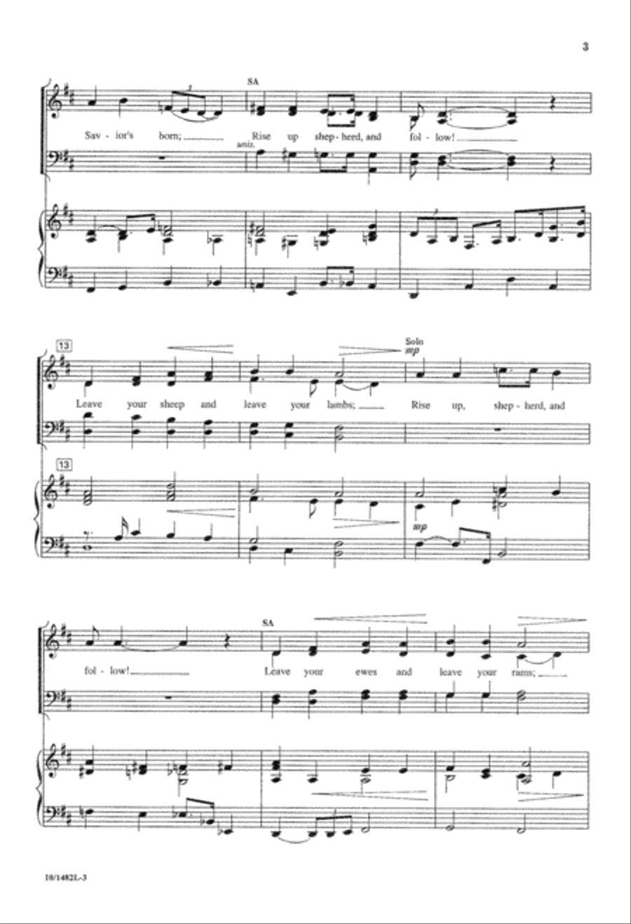 Rise Up, Shepherd Rise Up, Shepherd 4-Part scores gallery preview page 4