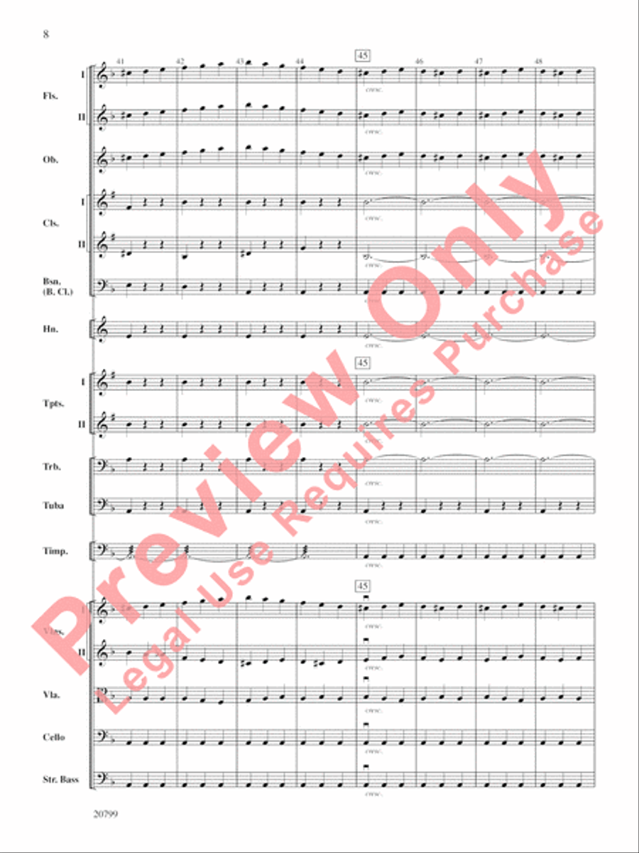 Symphony No. 9 Full Orchestra scores gallery preview page 9