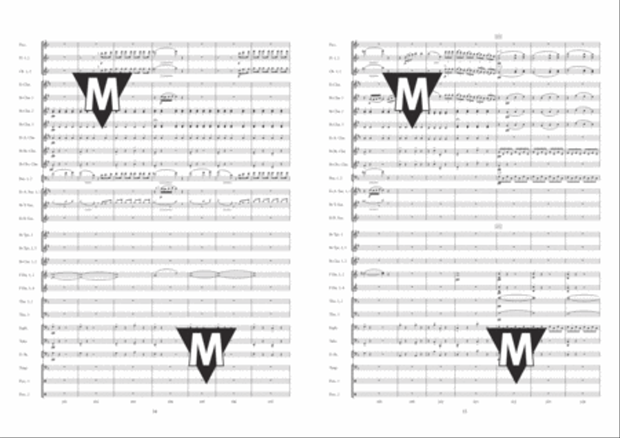 Il Barbiere di Siviglia Concert Band scores gallery preview page 16