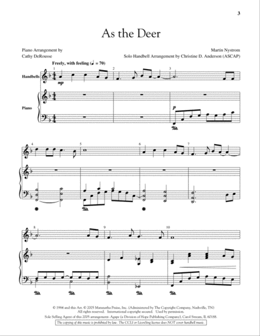 As the Deer Piano scores gallery preview page 11