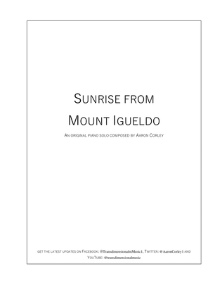 Sunrise from Mount Igueldo