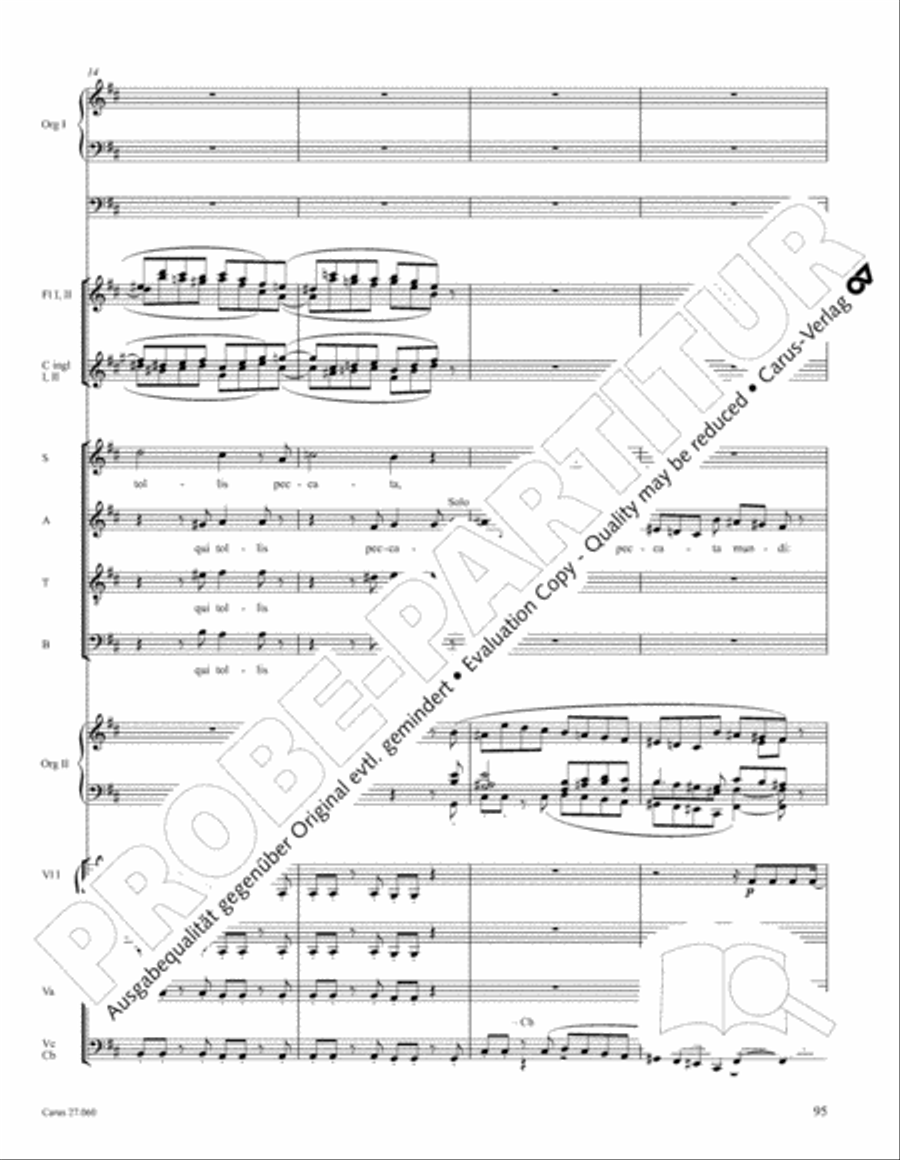 Messe a quatre voix 4-Part scores gallery preview page 106