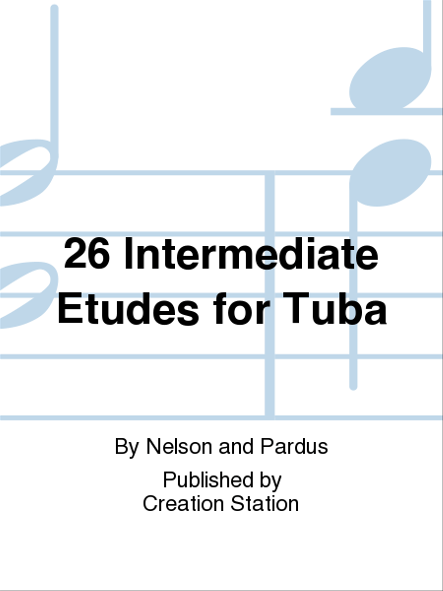 26 Intermediate Etudes for Tuba Tuba scores gallery preview page 1