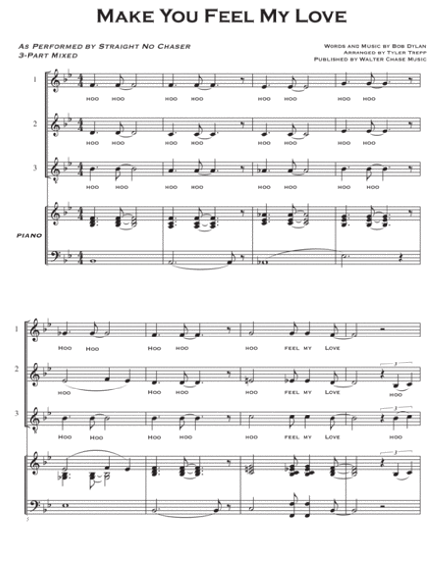 To Make You Feel My Love To Make You Feel My Love 3-Part scores gallery preview page 2