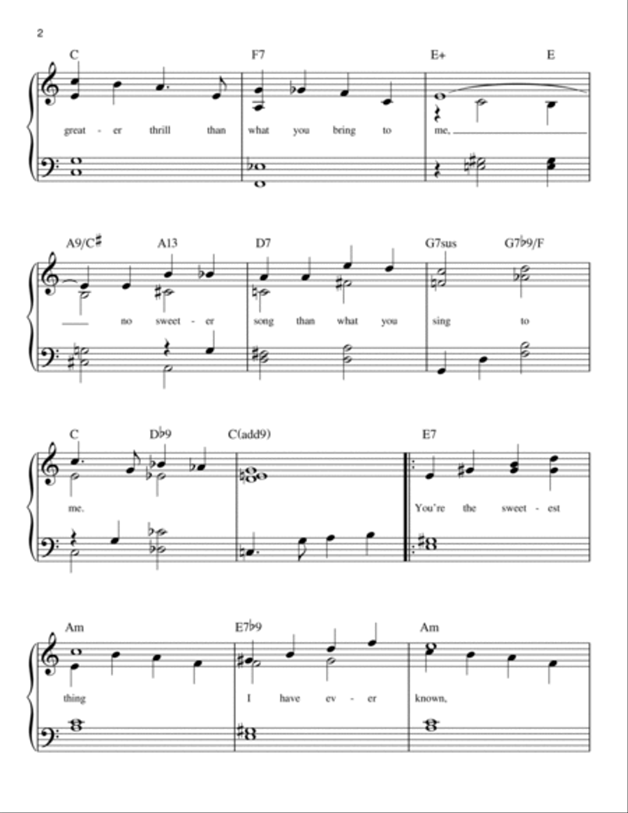 There Is No Greater Love Easy Piano scores gallery preview page 2