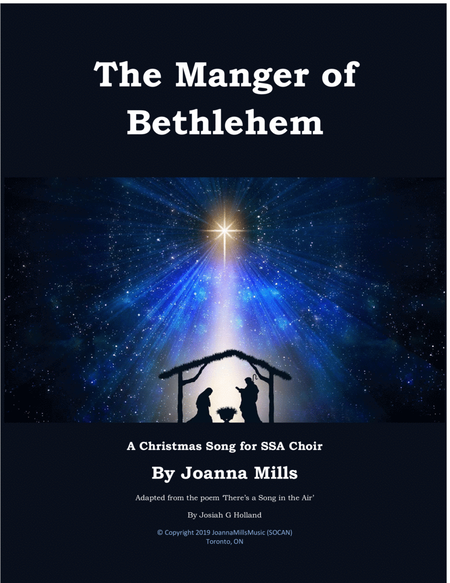 The Manger of Bethlehem for SSA Choir image number null
