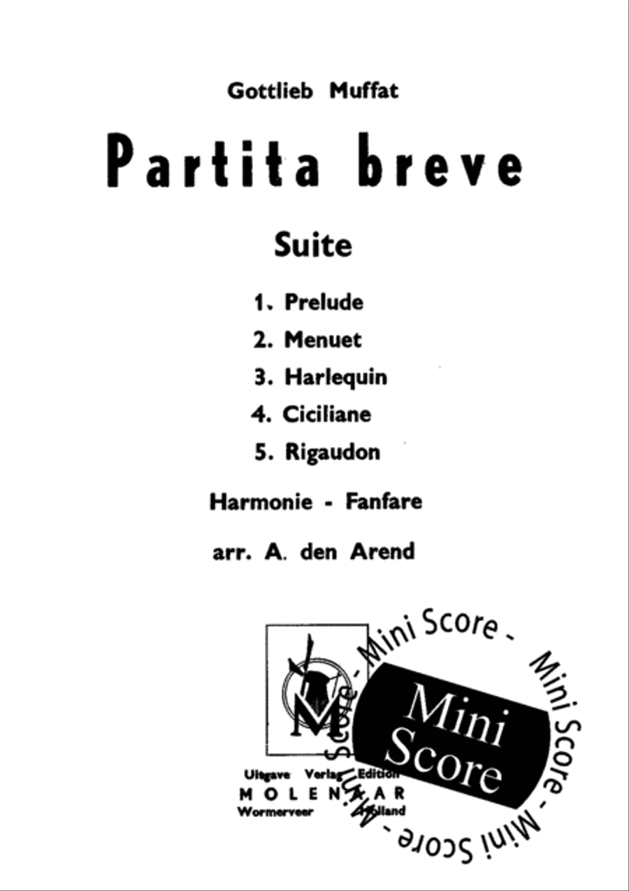 Partita Breve Fanfare Band scores gallery preview page 3