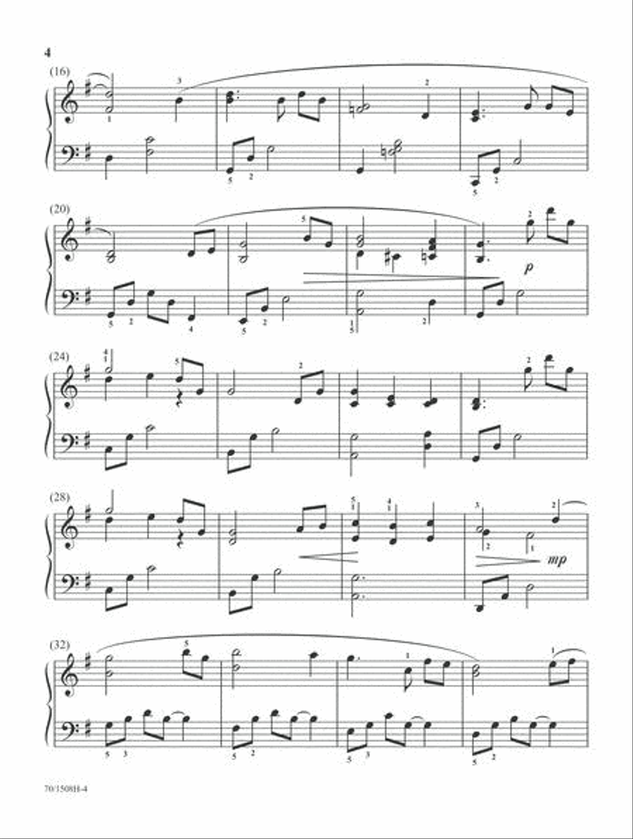 Hymns 'n Spirituals at Your Fingertips - Book 4 Piano Solo scores gallery preview page 4