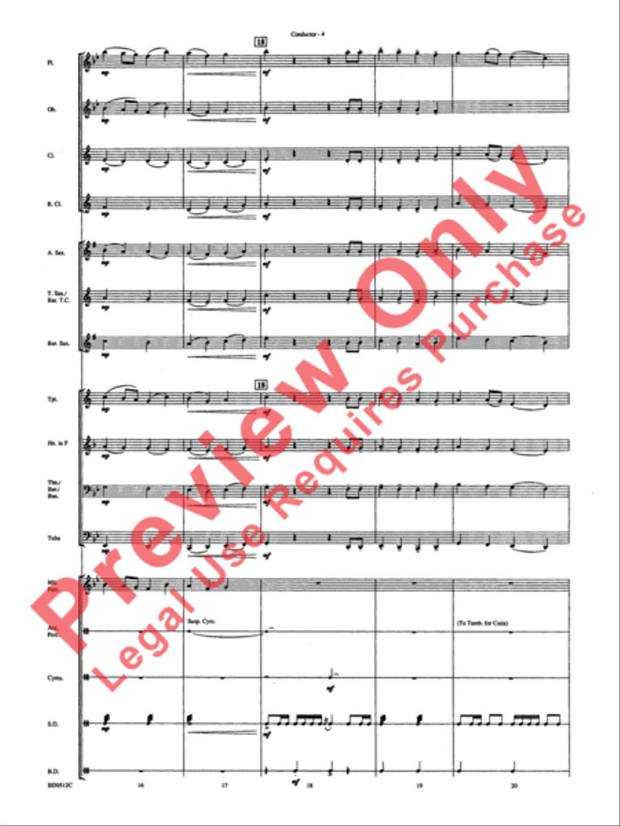Dialogues Dialogues Concert Band scores gallery preview page 6