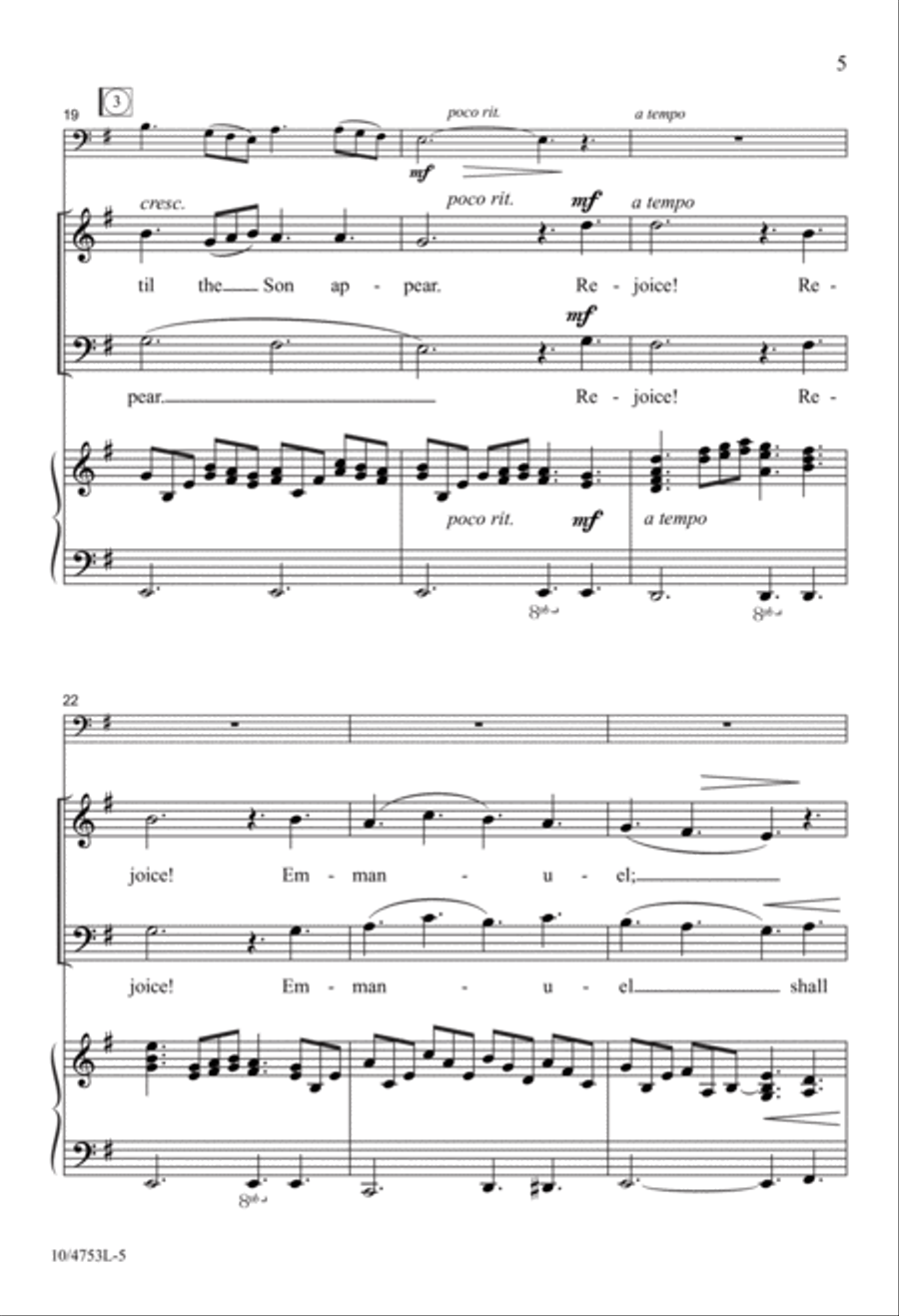 Emmanuel, Expected Jesus 2-Part scores gallery preview page 5