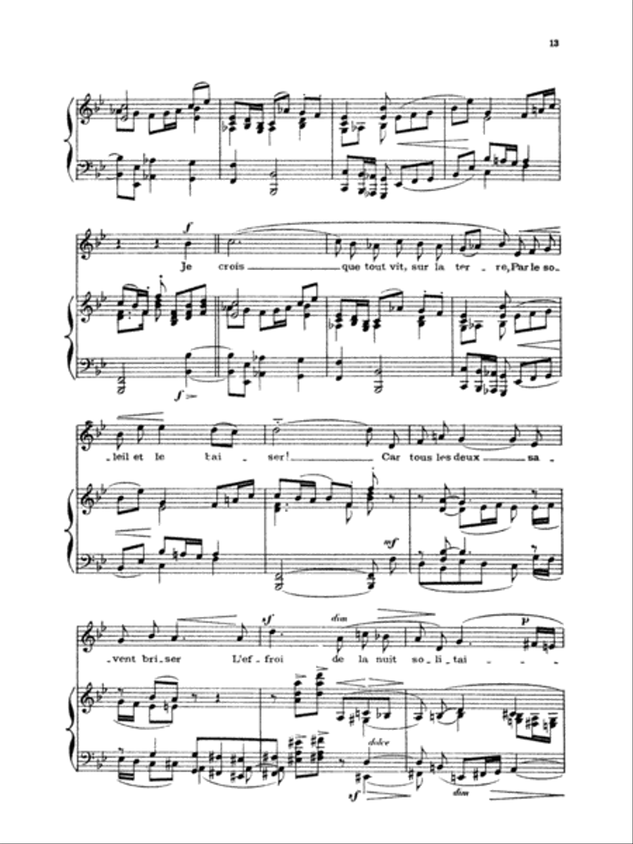 Chabrier: Recueil de Melodies Voice scores gallery preview page 3