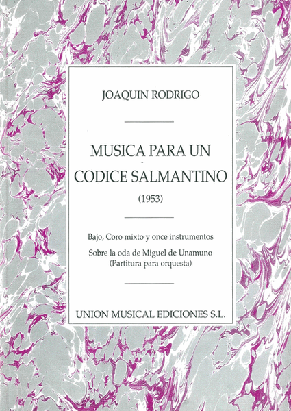 Musica Para Un Codice Salmantino