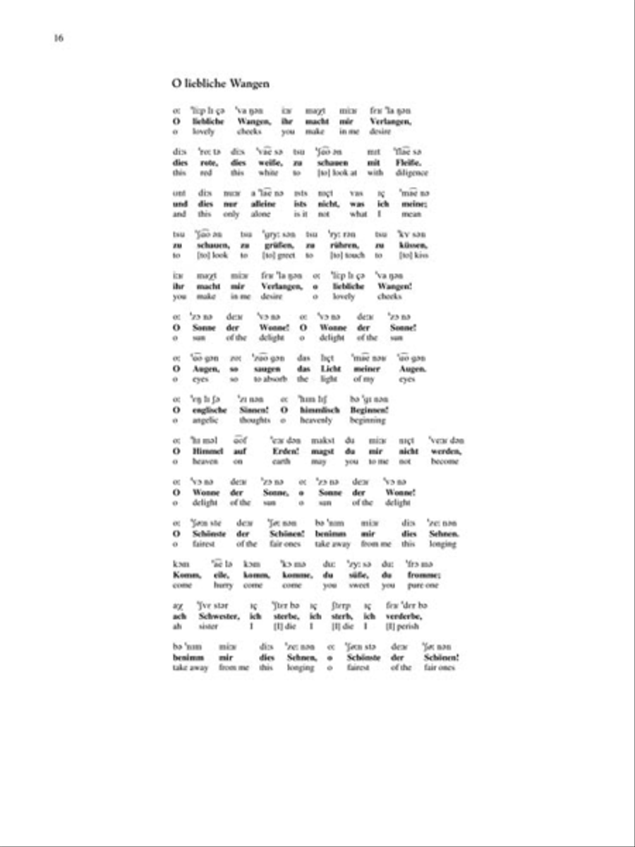 Johannes Brahms: 15 Selected Songs High Voice scores gallery preview page 5