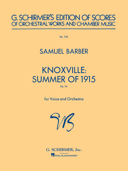 Knoxville: Summer of 1915